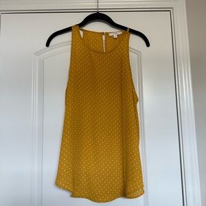 Yellow Polkadot Top!
